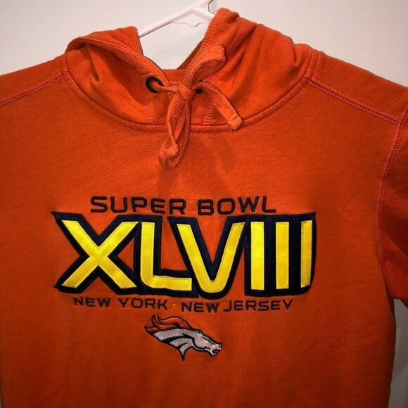 Super Bowl 48 XLVIII Denver Broncos Antigua Hoodie - Picture 4 of 8